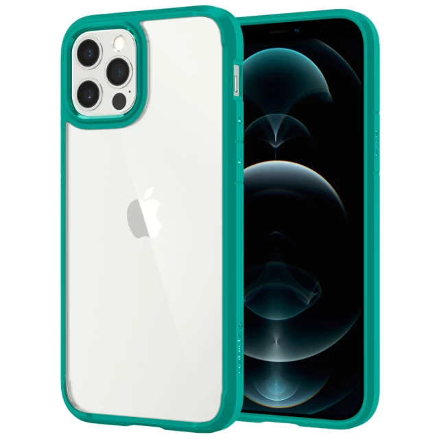 Чехол Spigen для iPhone 12 | 12 Pro Crystal Hybrid Mint (ACS01522)