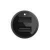 Автомобільний зарядний пристрій Belkin Car Charger 24W Dual USB-A USB-A - MicroUSB 1m Black (CCE002BT1MBK)
