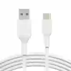 Кабель Belkin USB-A - USB-С PVC White 3m (CAB001BT3MWH)