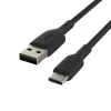 Кабель Belkin USB-A - USB-С BRAIDED Black 3m (CAB002BT3MBK)