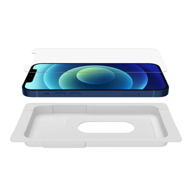 Защитное стекло Belkin Tempered Glass Anti-Microbial для iPhone 12 | 12 Pro (OVA021ZZ)