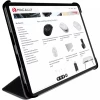 Чохол Macally Protective Case and Stand для iPad Air 4th 10.9 2020 Black (BSTANDA4-B)