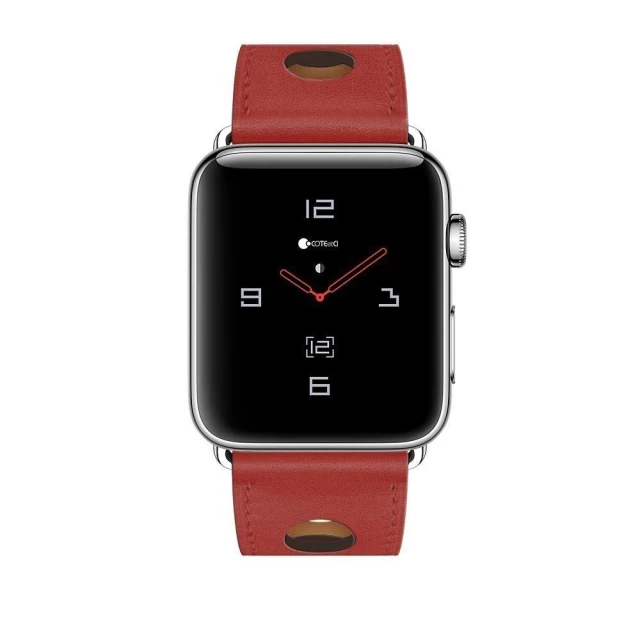 Ремінець COTEetCI Fashion W15 Leather для Apple Watch 49 | 45 | 44 | 42 mm Red (WH5221-RD)