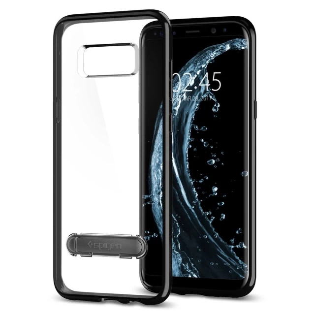 Чехол Spigen Ultra Hybrid S для Samsung S8 Plus Midnight Black (571CS21685)