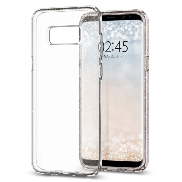 Чохол Spigen Liquid Crystal Glitter для Samsung S8 Crystal Quartz (565cs21617)