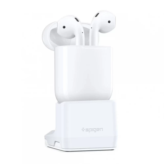 Док-станція Spigen S313 для Apple AirPods White (000CD21203)