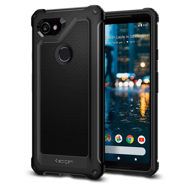 Чехол Spigen Rugged Armor для Google Pixel 2 XL Extra Black (F17CS22257)