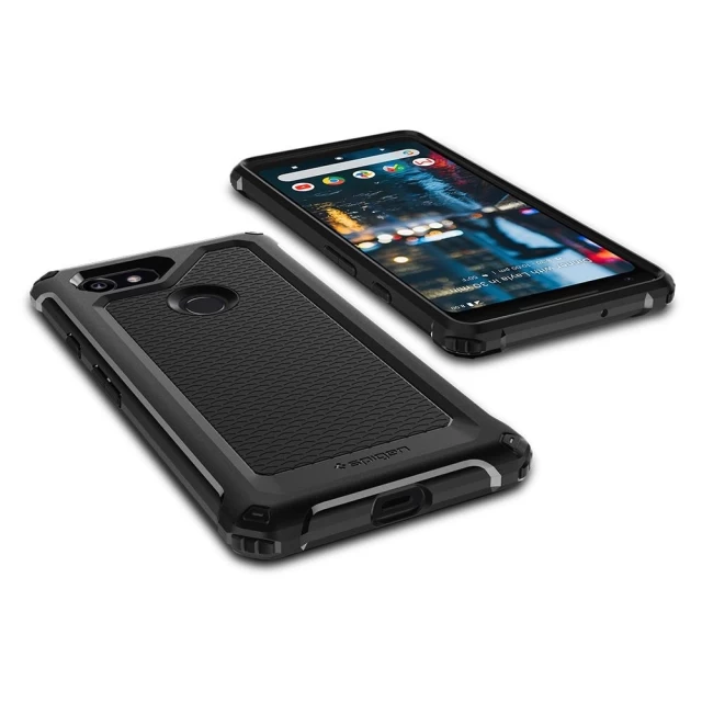 Чехол Spigen Rugged Armor для Google Pixel 2 XL Extra Black (F17CS22257)