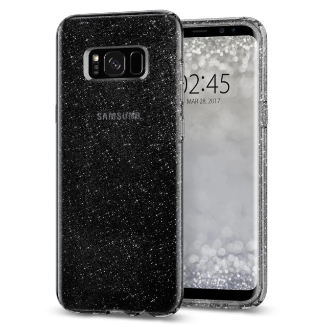 Чехол Spigen Liquid Crystal Glitter для Samsung S8 Space Quartz (565cs21616)