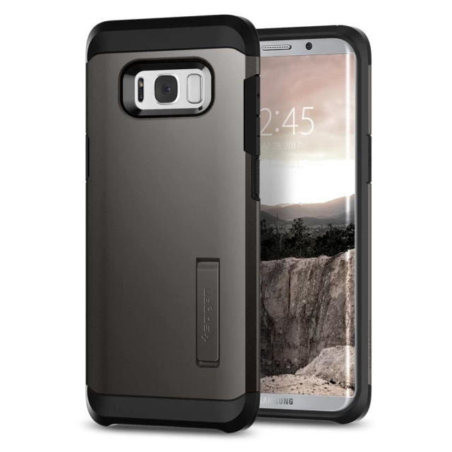 Чехол Spigen Tough Armor для Samsung S8 Plus Gunmetal (571CS21693)