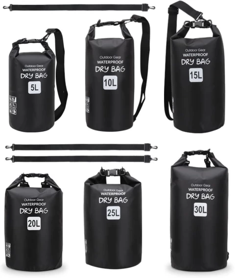 Водонепроникний рюкзак ARM Waterproof Outdoor Gear 10L Black (ARM59236) - 1