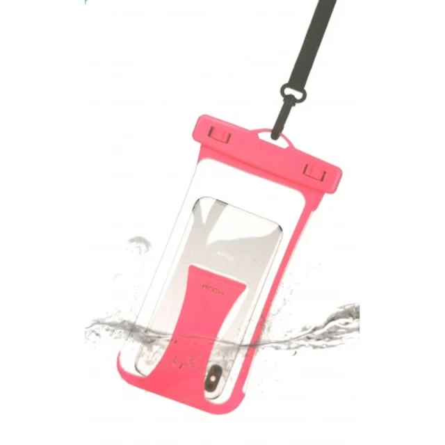 Водонепроницаемый чехол ROCK Mobile Phone Waterproof Bag Pink