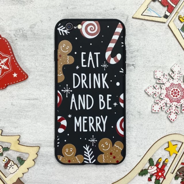 Чехол Upex Christmas Series для iPhone 6 Plus/6s Plus Eat and Drink (UP33158)