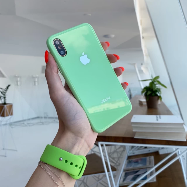 Чехол Upex Macaroon Case для iPhone XS/X Green (UP33527)