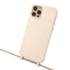 Экологичный чехол со шнуром Upex ECOBODY Series для iPhone 12 mini Cosmic Latte (UP34256)