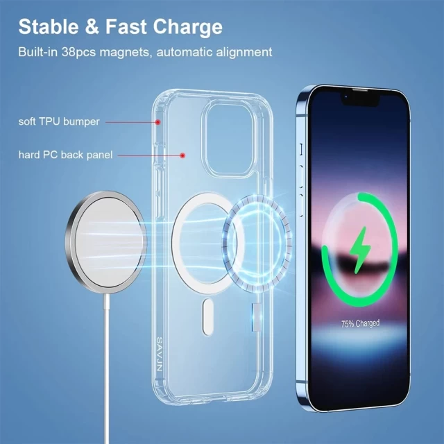 Чохол Upex Armor Case для iPhone 15 Clear with MagSafe (UP34695)