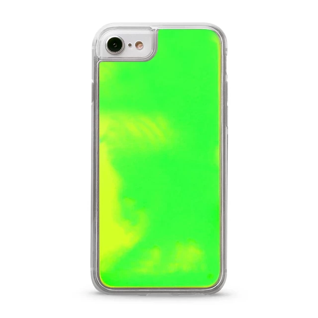 Чехол Upex Plasma Case для iPhone SE 2020/8/7/6s/6 Yellow/Green (UP34701)