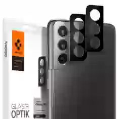 Защитное стекло Spigen для камеры Samsung Galaxy S21 Optik Black (2 Pack) (AGL02735)