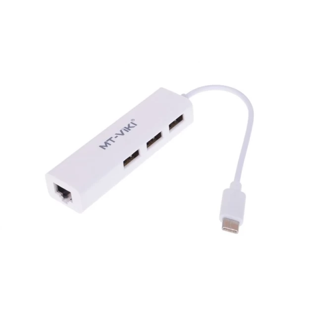 USB-хаб MT-Viki USB Type-C — USB2.0x3/RJ45 (MT-UC20)