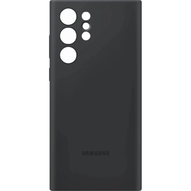 Чохол Samsung Silicone Cover для Samsung Galaxy S22 Ultra (S908) Black (EF-PS908TBEGRU)