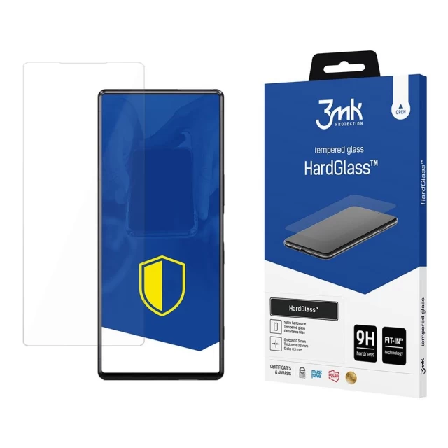 Защитное стекло 3mk HardGlass для Sony Xperia 1 III 5G (5903108353564)