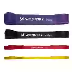 Набір з 4 еластичних стрічок Wozinsky для кросфіту (WRB4IN1)