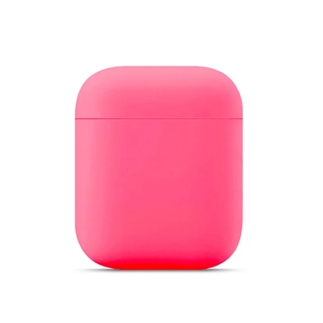 Чехол для наушников Upex для Apple AirPods Slim Series Pink Neon (UP78512)