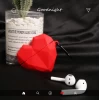 Чехол для наушников Upex для Apple AirPods 2/1 Funny Series Red Heart (UP78614)