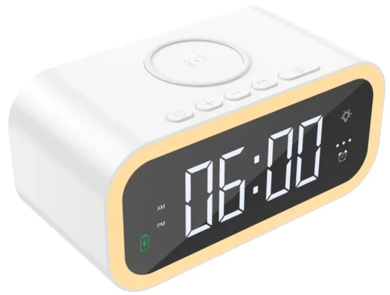 Беспроводное зарядное устройство WIWU&Alarm Clock 15W White (Wi-W015) - 1