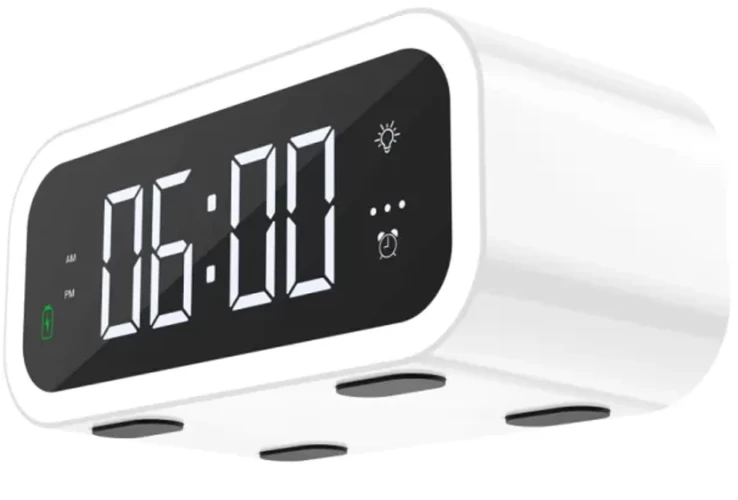 Бездротовий зарядний пристрій WIWU&Alarm Clock 15W White (Wi-W015) - 2