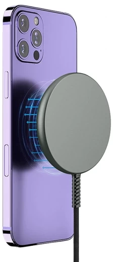 Беспроводное зарядное устройство WIWU Magnetic 15W Transparent with MagSafe (M14) - 1