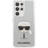 Чохол Karl Lagerfeld Karl's Head для Samsung Galaxy S21 Ultra G998 Transparent (KLHCS21LKTR)