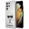 Чохол Karl Lagerfeld Karl's Head для Samsung Galaxy S21 Ultra G998 Transparent (KLHCS21LKTR)