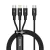 Кабель Baseus Rapid Series USB-C to M+L+C 20W 1.5m Black (CAMLT-SC01)