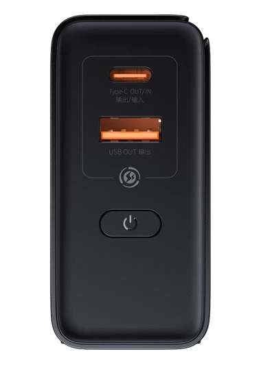 Гибридное зарядное устройство Baseus Power Station 4 Hybrid 10000mAh 87W USB-C | USB-A Black (PPHD010001) - 2