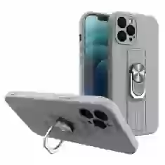 Чохол HRT Ring Case для Xiaomi Redmi Note 10 Pro Silver (9145576216026)