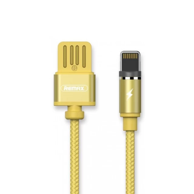 Кабель Remax Gravity series Magnetic cable Lightning Data/Charge 1 m, Gold (RC-095I-GOLD)