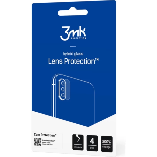 Защитное стекло для камеры 3mk Lens Protect (4 PCS) для Sony Xperia Pro I 5G (5903108490245)