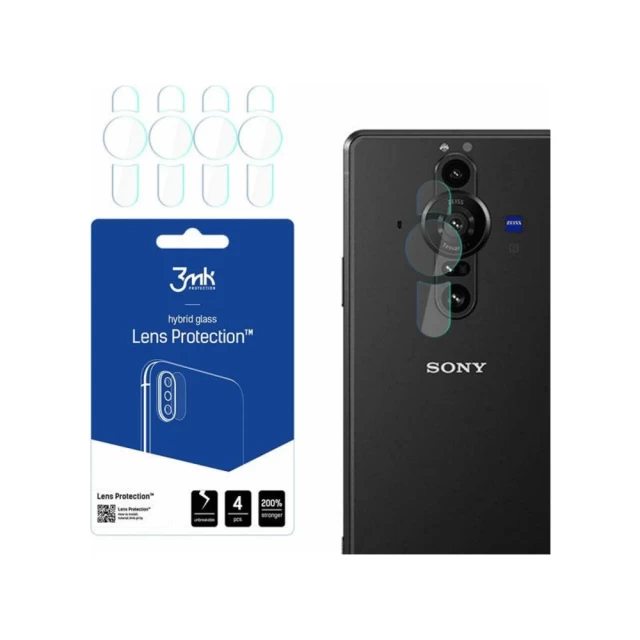 Защитное стекло для камеры 3mk Lens Protect (4 PCS) для Sony Xperia Pro I (5903108471725)