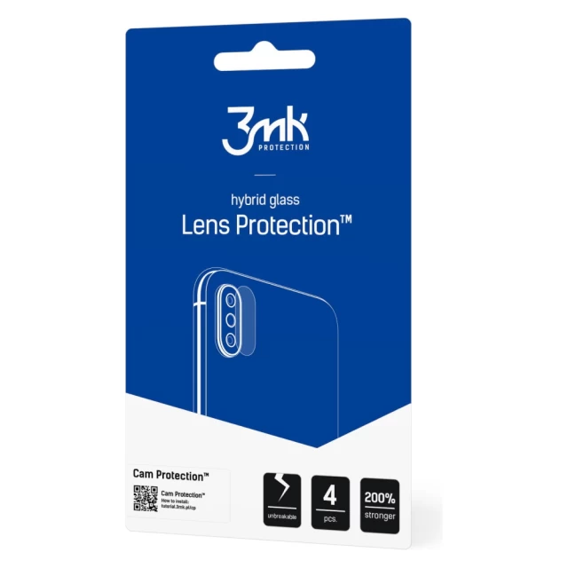 Защитное стекло для камеры 3mk Lens Protect (4 PCS) для Xiaomi 12S Ultra (5903108487788)