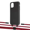 Чохол Upex Alter Eyelets for iPhone 11 Onyx with Twine Red and Fausset Matte Black (UP106439)