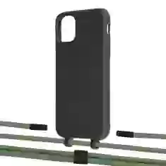 Чохол Upex Alter Eyelets for iPhone 11 Onyx with Twine Mint and Fausset Matte Black (UP106444)
