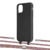 Чехол Upex Alter Eyelets for iPhone 11 Onyx with Twine Mulberry and Fausset Silver (UP106462)