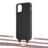 Чохол Upex Alter Eyelets for iPhone 11 Onyx with Twine Mulberry and Fausset Gold (UP106479)
