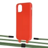 Чохол Upex Alter Eyelets for iPhone 11 Red with Twine Mint and Fausset Matte Black (UP106495)