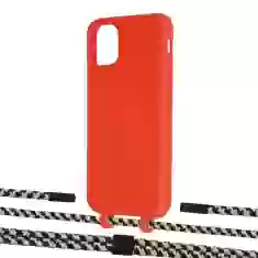Чохол Upex Alter Eyelets for iPhone 11 Red with Twine Copper and Fausset Matte Black (UP106498)