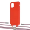 Чохол Upex Alter Eyelets for iPhone 11 Red with Twine Rose Gold and Fausset Silver (UP106505)