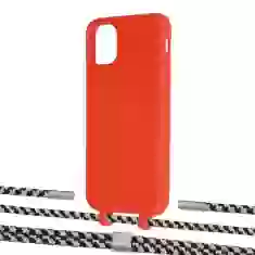 Чехол Upex Alter Eyelets for iPhone 11 Red with Twine Copper and Fausset Silver (UP106515)