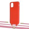 Чехол Upex Alter Eyelets for iPhone 11 Red with Twine Coral and Fausset Gold (UP106523)