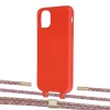 Чохол Upex Alter Eyelets for iPhone 11 Red with Twine Mulberry and Fausset Gold (UP106530)